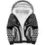 Hawaiian Kakau Art Tattoos Aquaman Style Sherpa Hoodie White Version - Polynesian Pride