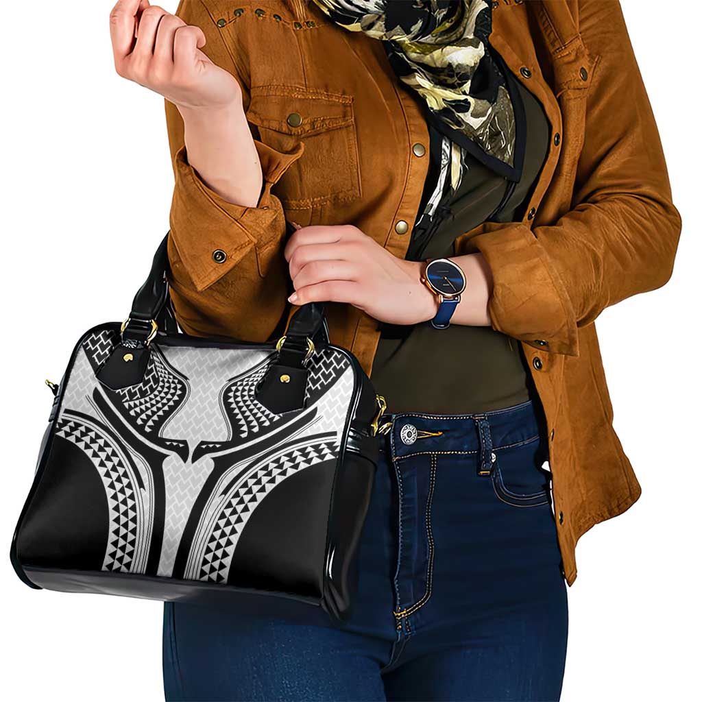 Hawaiian Kakau Art Tattoos Aquaman Style Shoulder Handbag White Version - Polynesian Pride