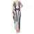 Hawaiian Kakau Art Tattoos Aquaman Style Tank Maxi Dress White Version - Polynesian Pride