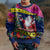 Cook Island Christmas Kid Ugly Christmas Sweater Santa Claus Mix Maroro and Kakaia Hibiscus Flower Maori Pattern LT03 - Polynesian Pride