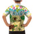Aloha Turtle Family on The Beach Family Matching Mermaid Dress and Hawaiian Shirt with Hawaiian Colorful Plumeria