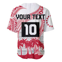 Cook Islands Marathon 2025-Pursuit in Paradise Baseball Jersey Red Color