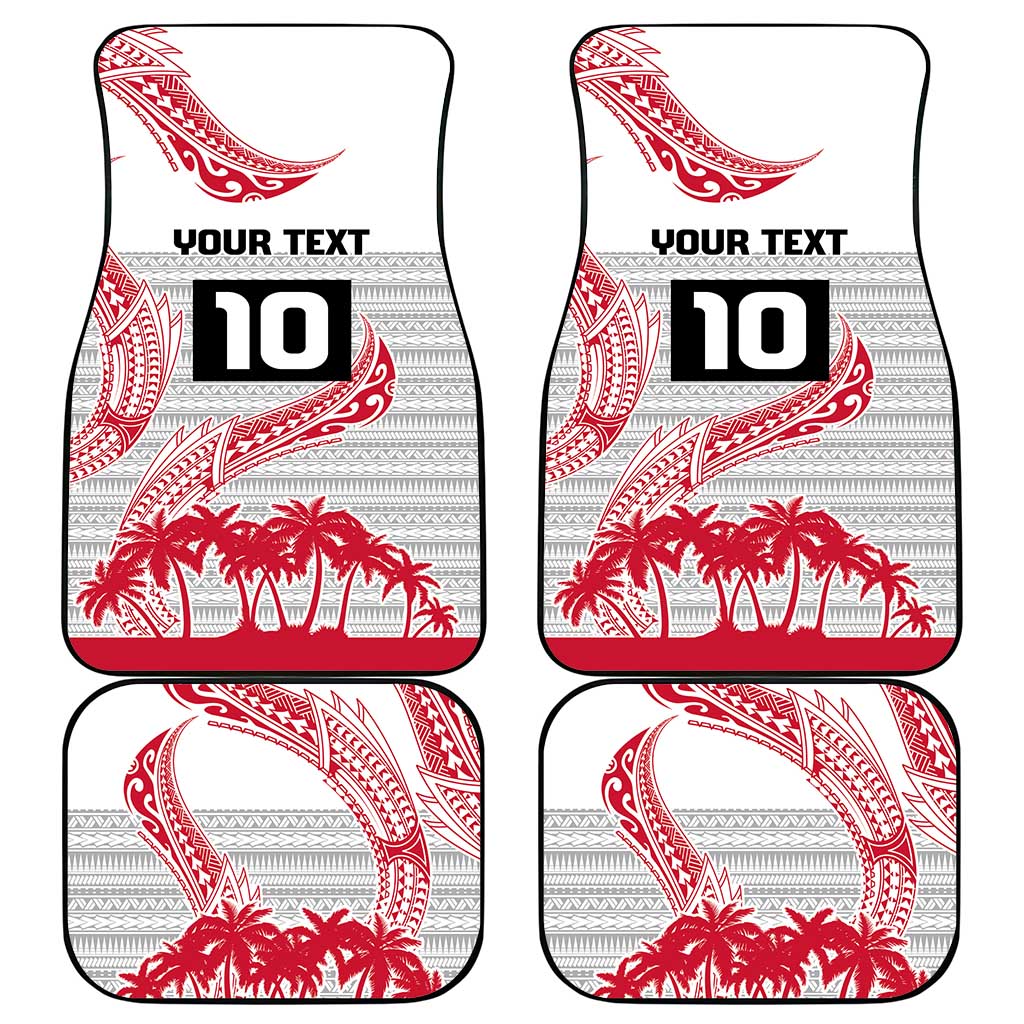 Cook Islands Marathon 2025-Pursuit in Paradise Car Mats Red Color