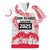 Cook Islands Marathon 2025-Pursuit in Paradise Family Matching Off The Shoulder Long Sleeve Dress and Hawaiian Shirt Red Color