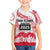 Cook Islands Marathon 2025-Pursuit in Paradise Family Matching Off The Shoulder Long Sleeve Dress and Hawaiian Shirt Red Color
