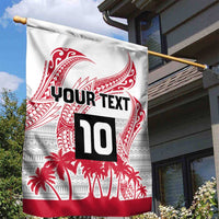 Cook Islands Marathon 2025-Pursuit in Paradise Garden Flag Red Color