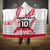 Cook Islands Marathon 2025-Pursuit in Paradise Hooded Blanket Red Color