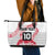 Cook Islands Marathon 2025-Pursuit in Paradise Leather Tote Bag Red Color