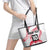 Cook Islands Marathon 2025-Pursuit in Paradise Leather Tote Bag Red Color