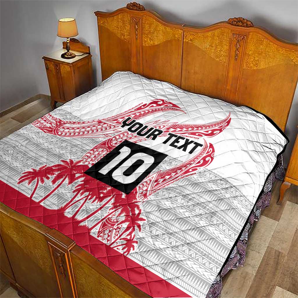 Cook Islands Marathon 2025-Pursuit in Paradise Quilt Red Color