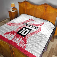 Cook Islands Marathon 2025-Pursuit in Paradise Quilt Red Color