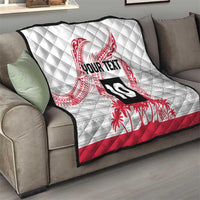 Cook Islands Marathon 2025-Pursuit in Paradise Quilt Red Color