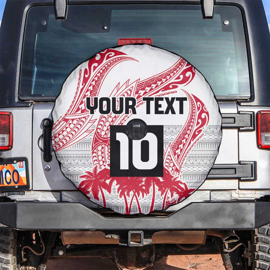 Cook Islands Marathon 2025-Pursuit in Paradise Spare Tire Cover Red Color