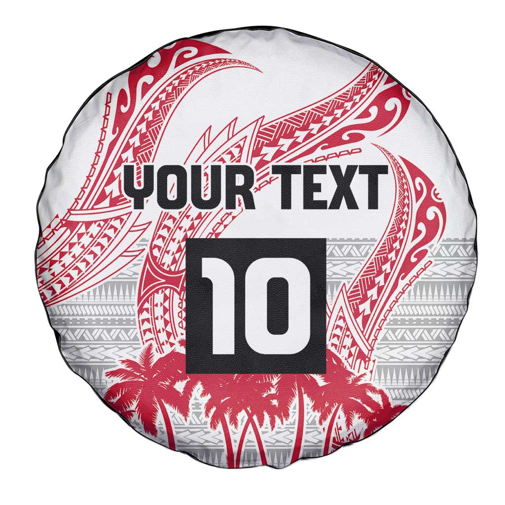 Cook Islands Marathon 2025-Pursuit in Paradise Spare Tire Cover Red Color