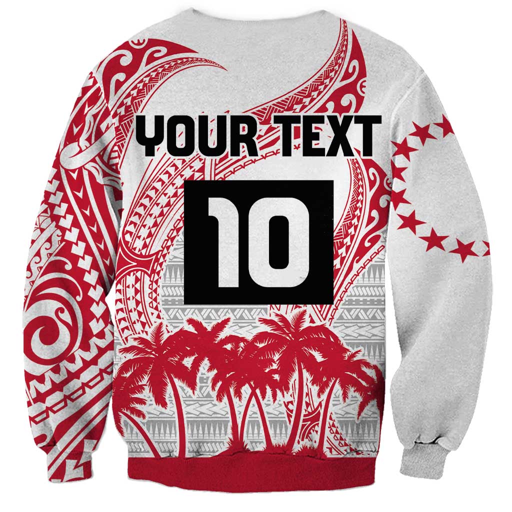 Cook Islands Marathon 2025-Pursuit in Paradise Sweatshirt Red Color