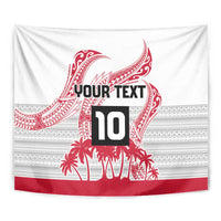 Cook Islands Marathon 2025-Pursuit in Paradise Tapestry Red Color