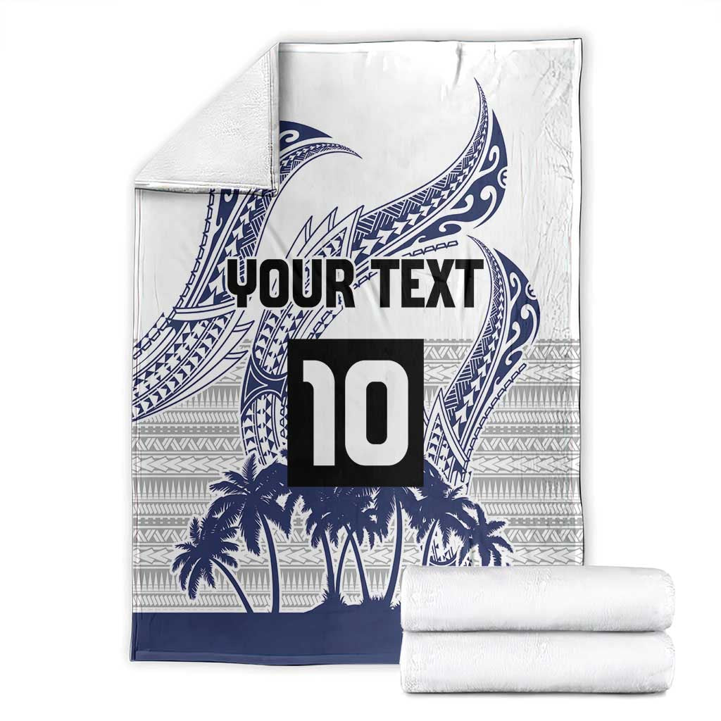 Cook Islands Marathon 2025-Pursuit in Paradise Blanket Blue Color