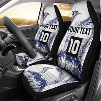 Cook Islands Marathon 2025-Pursuit in Paradise Car Seat Cover Blue Color