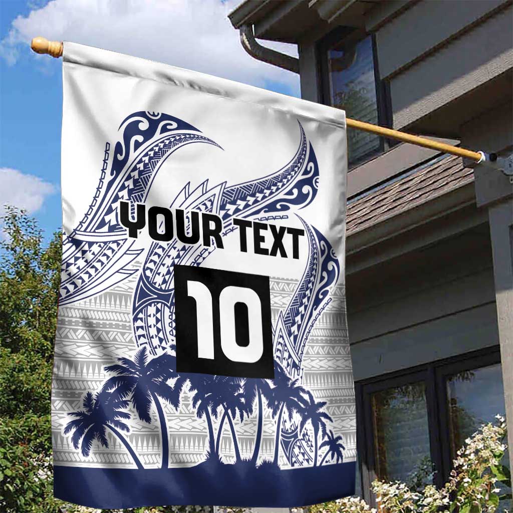 Cook Islands Marathon 2025-Pursuit in Paradise Garden Flag Blue Color