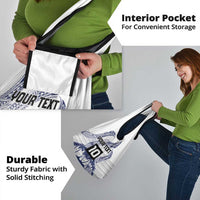 Cook Islands Marathon 2025-Pursuit in Paradise Grocery Bag Blue Color