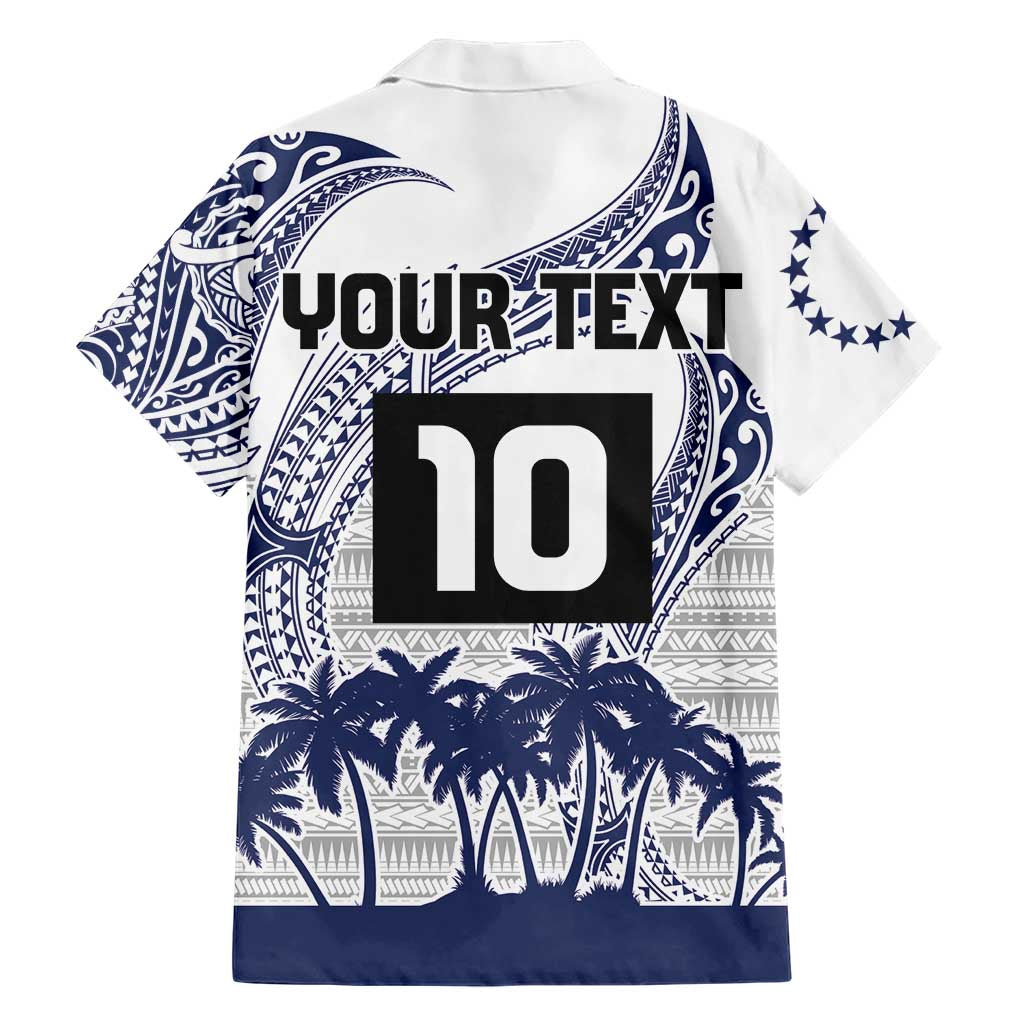 Cook Islands Marathon 2025-Pursuit in Paradise Hawaiian Shirt Blue Color