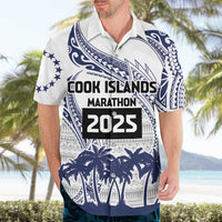 Cook Islands Marathon 2025-Pursuit in Paradise Hawaiian Shirt Blue Color
