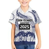 Cook Islands Marathon 2025-Pursuit in Paradise Hawaiian Shirt Blue Color