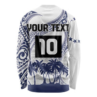 Cook Islands Marathon 2025-Pursuit in Paradise Long Sleeve Shirt Blue Color