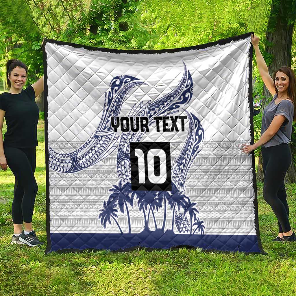 Cook Islands Marathon 2025-Pursuit in Paradise Quilt Blue Color