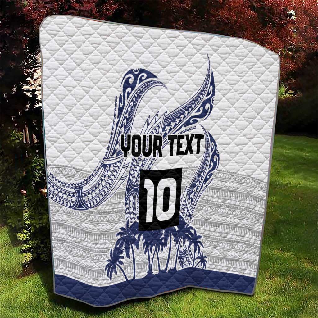 Cook Islands Marathon 2025-Pursuit in Paradise Quilt Blue Color