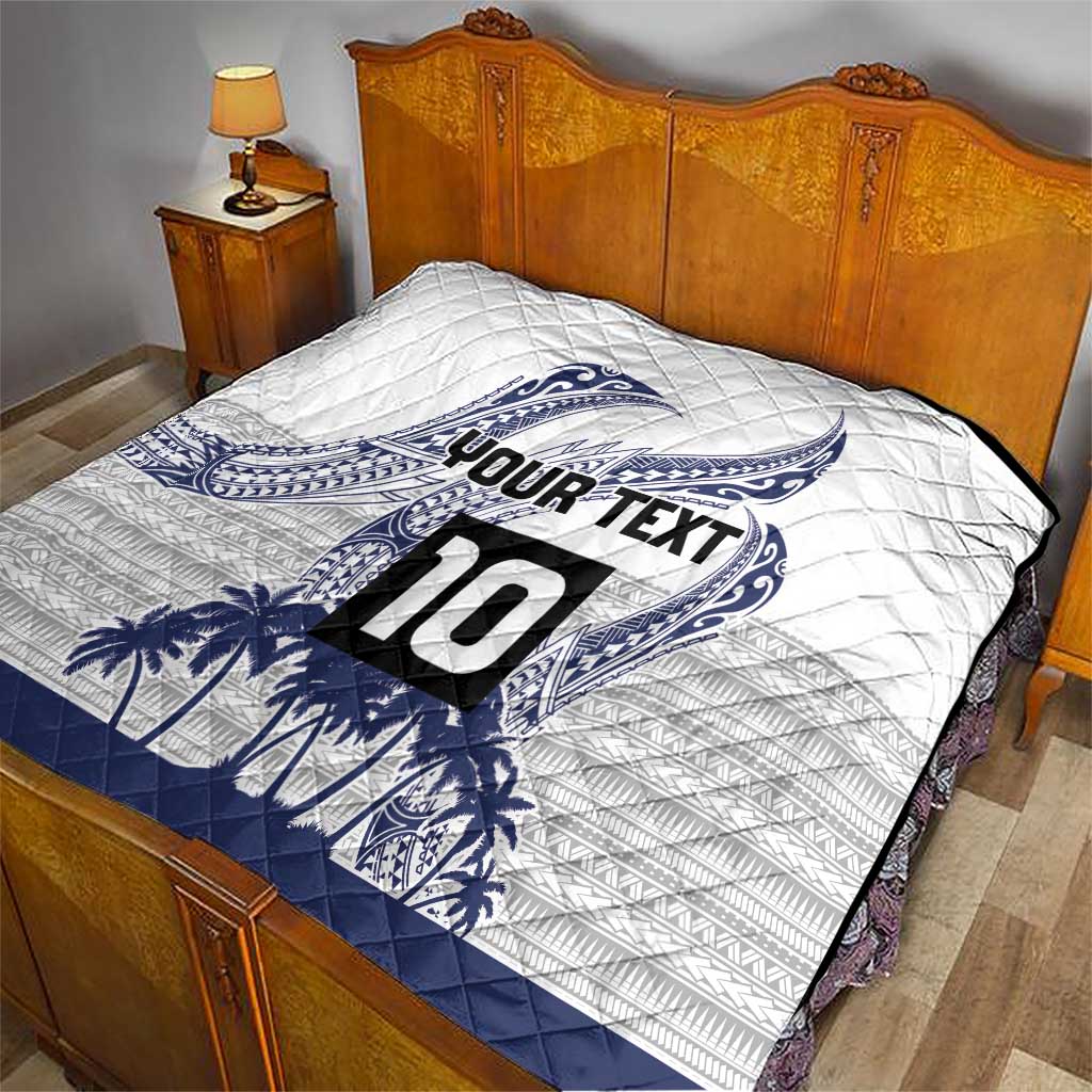 Cook Islands Marathon 2025-Pursuit in Paradise Quilt Blue Color