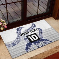 Cook Islands Marathon 2025-Pursuit in Paradise Rubber Doormat Blue Color