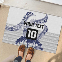 Cook Islands Marathon 2025-Pursuit in Paradise Rubber Doormat Blue Color