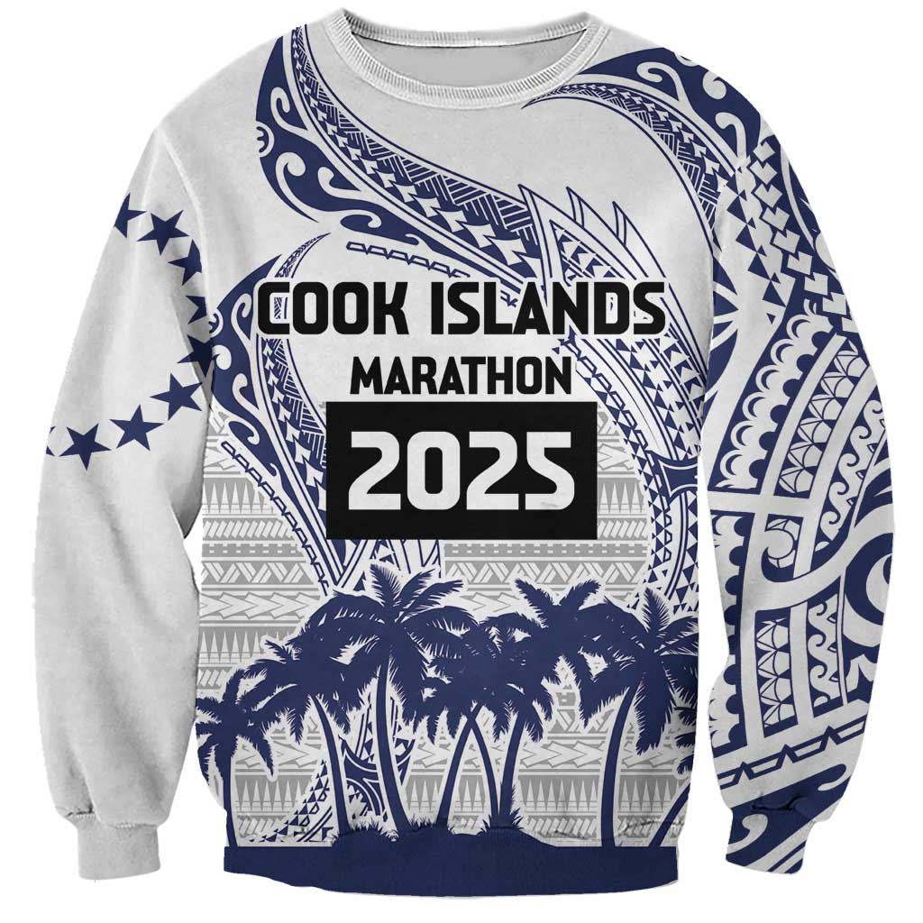 Cook Islands Marathon 2025-Pursuit in Paradise Sweatshirt Blue Color