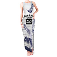 Cook Islands Marathon 2025-Pursuit in Paradise Tank Maxi Dress Blue Color