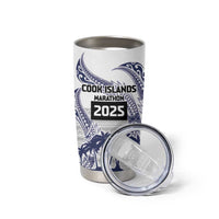 Cook Islands Marathon 2025-Pursuit in Paradise Tumbler Cup Blue Color