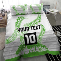 Cook Islands Marathon 2025-Pursuit in Paradise Bedding Set Green Color