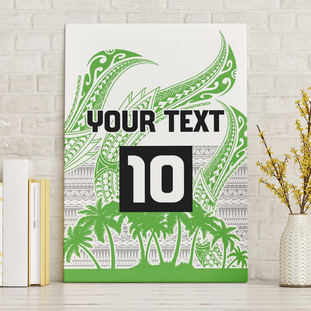 Cook Islands Marathon 2025-Pursuit in Paradise Canvas Wall Art Green Color