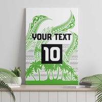 Cook Islands Marathon 2025-Pursuit in Paradise Canvas Wall Art Green Color