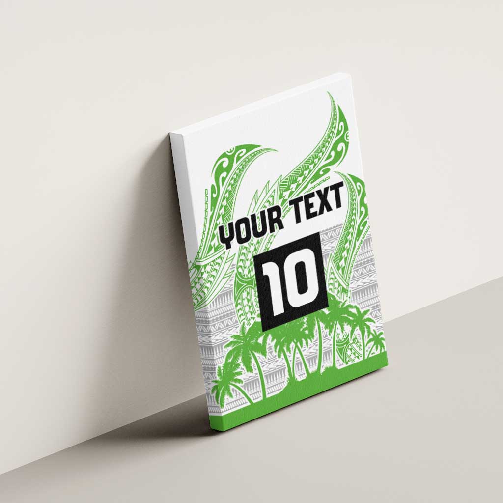 Cook Islands Marathon 2025-Pursuit in Paradise Canvas Wall Art Green Color