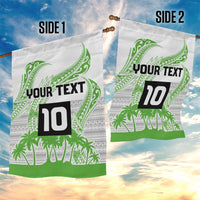 Cook Islands Marathon 2025-Pursuit in Paradise Garden Flag Green Color