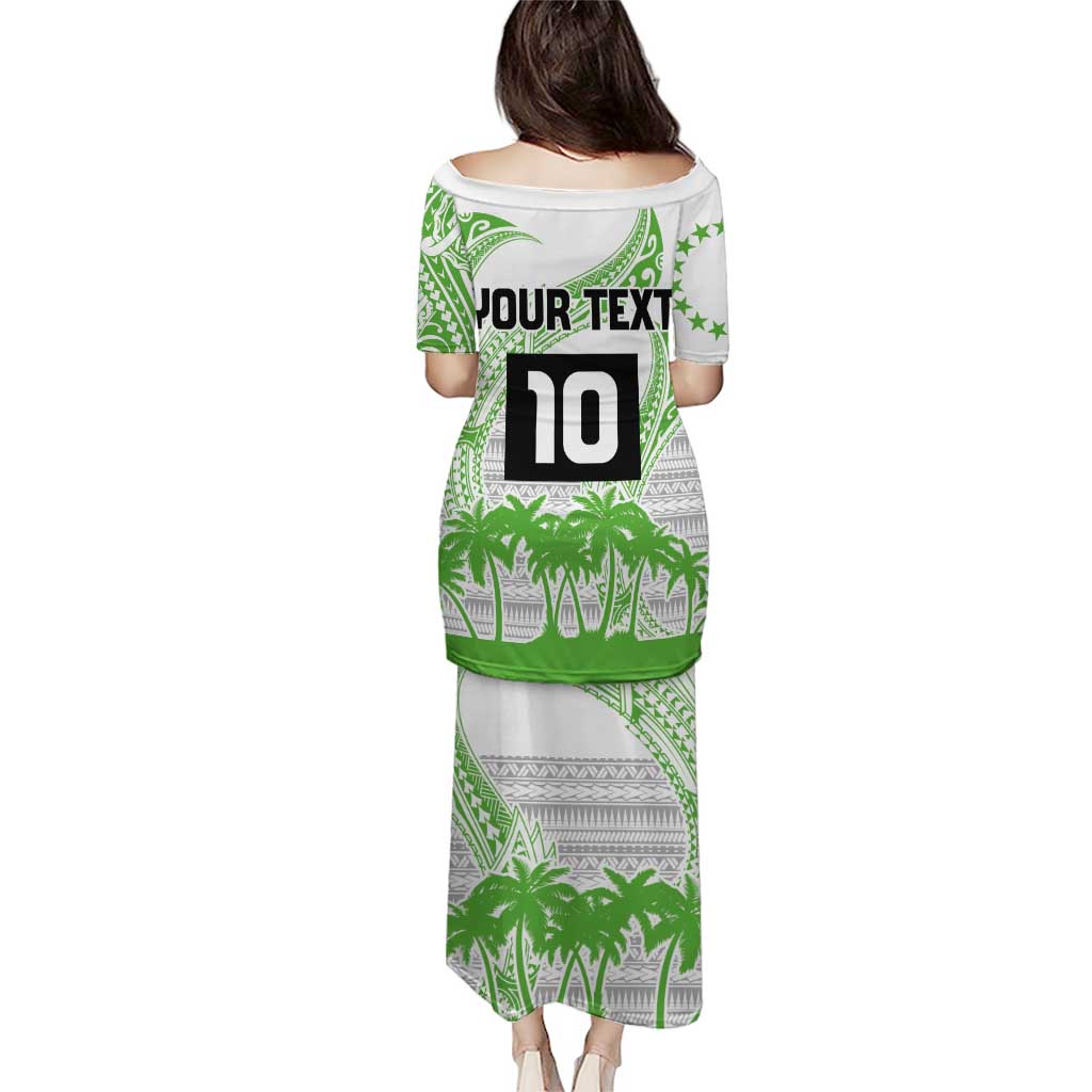 Cook Islands Marathon 2025-Pursuit in Paradise Puletasi Green Color