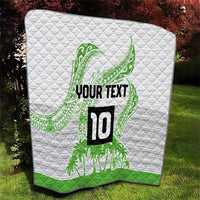 Cook Islands Marathon 2025-Pursuit in Paradise Quilt Green Color