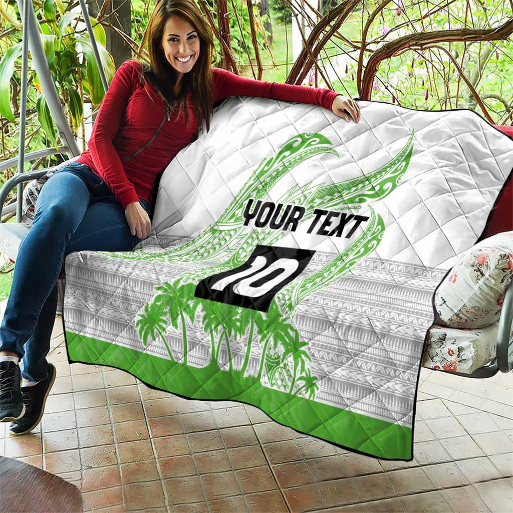 Cook Islands Marathon 2025-Pursuit in Paradise Quilt Green Color