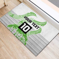 Cook Islands Marathon 2025-Pursuit in Paradise Rubber Doormat Green Color