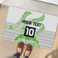 Cook Islands Marathon 2025-Pursuit in Paradise Rubber Doormat Green Color