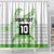 Cook Islands Marathon 2025-Pursuit in Paradise Shower Curtain Green Color