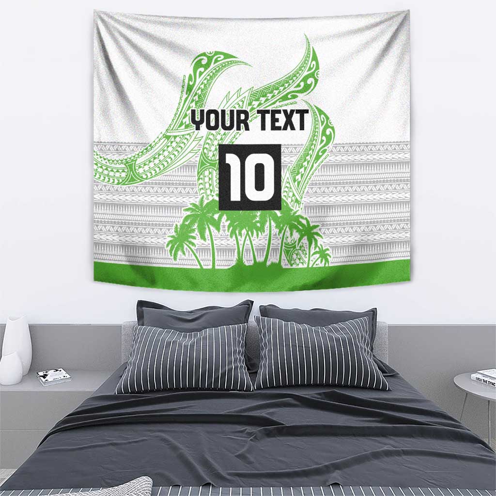 Cook Islands Marathon 2025-Pursuit in Paradise Tapestry Green Color