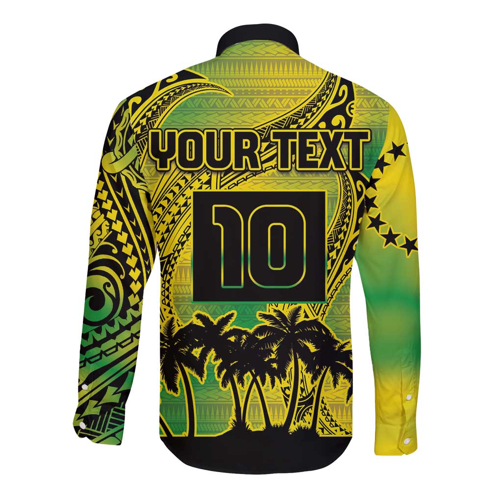 Cook Islands Marathon 2025-Pursuit in Paradise Long Sleeve Button Shirt Special Edition