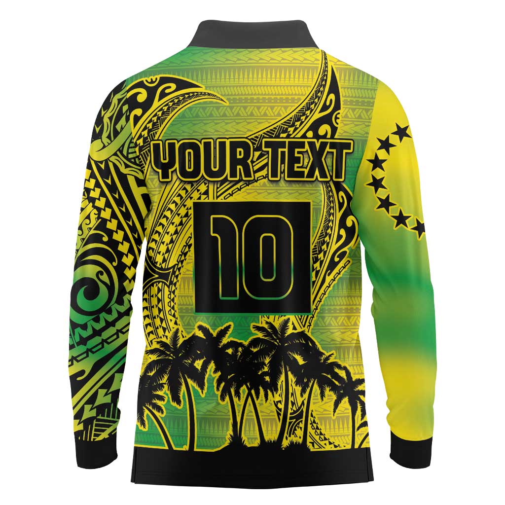 Cook Islands Marathon 2025-Pursuit in Paradise Long Sleeve Polo Shirt Special Edition